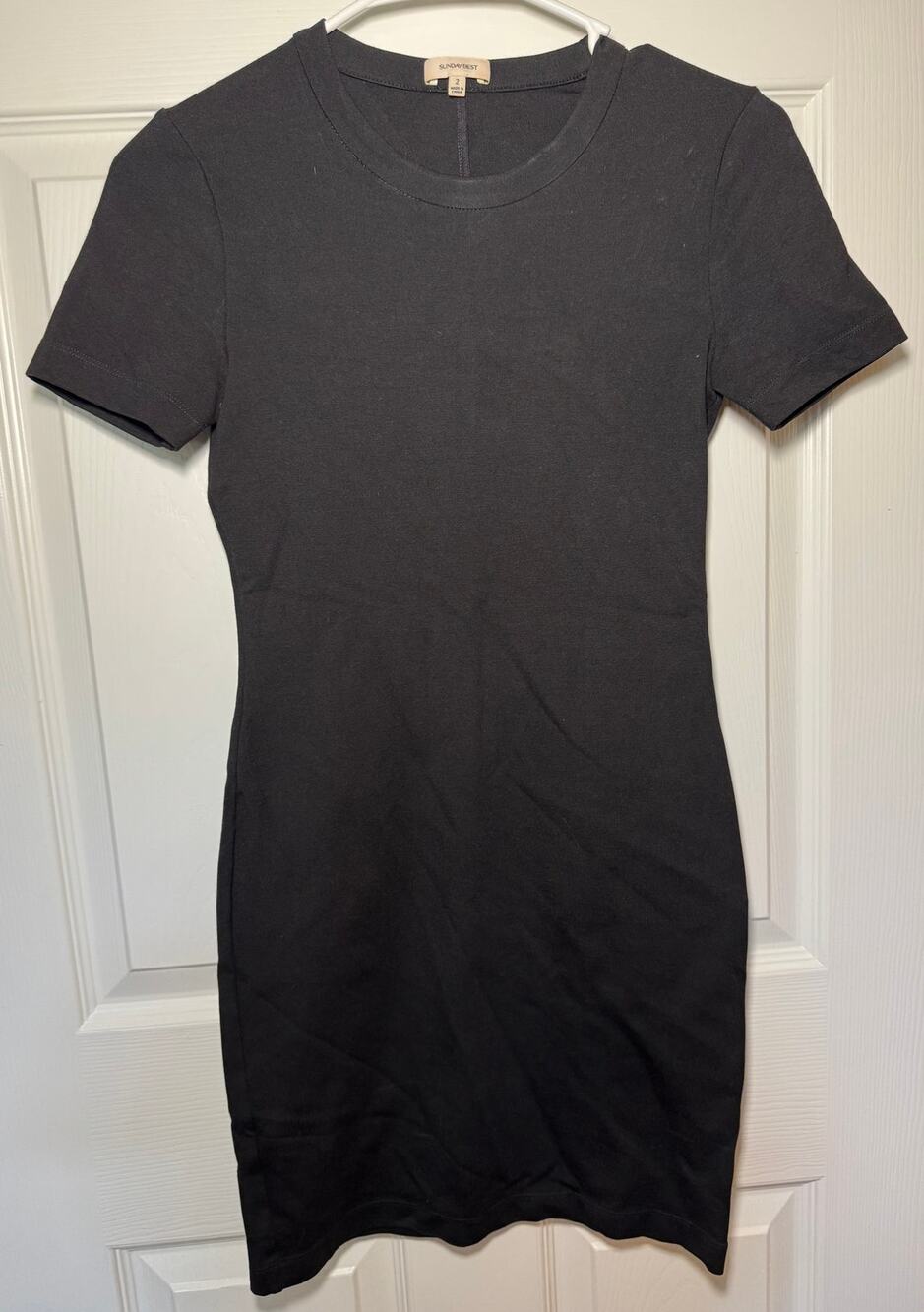 Aritzia Homecoming Little Black Dress Bodycon Size 2 Mini